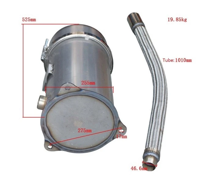 Forklift Parts Black Smoke Particle Interceptor 85KW-5L (WQJH-D1) factory