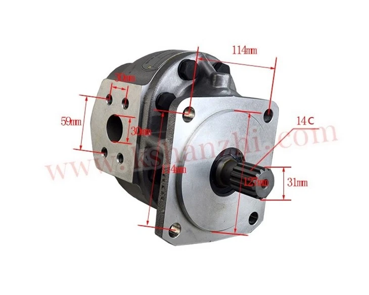 Hanzhi Forklift Parts 92371-01100 Hydraulic Pump For Mit. FD130, 100% Original