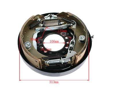 Pati chariot N163-111000-G00 asanble fren rou pou CPCD30 ~ 38 "N" "R" "A" seri