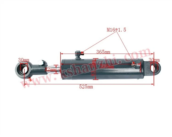 Forklift Parts Hydraulic Right Tilt Cylinder For JAC 3T